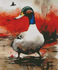 Female Mallard Diamond Painting