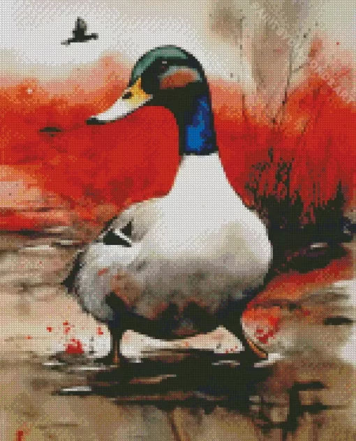 Female Mallard Diamond Painting