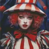 Female Mime Diamond Painting