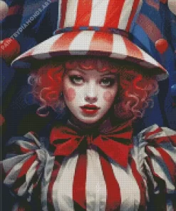 Female Mime Diamond Painting