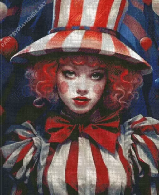 Female Mime Diamond Painting