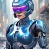 Female Robocop Diamond Painting