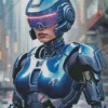 Female Robocop Diamond Painting