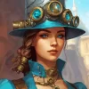 Female Steampunk Art Diamond Painting