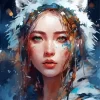 Female Warewolf Art Diamond Painting