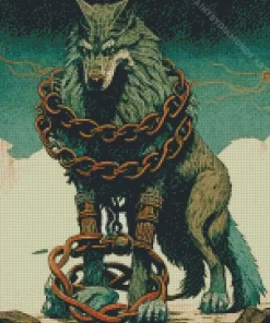 Fenrir Wolf Diamond Painting