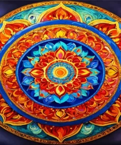 Flower Mandala Art Diamond Painting