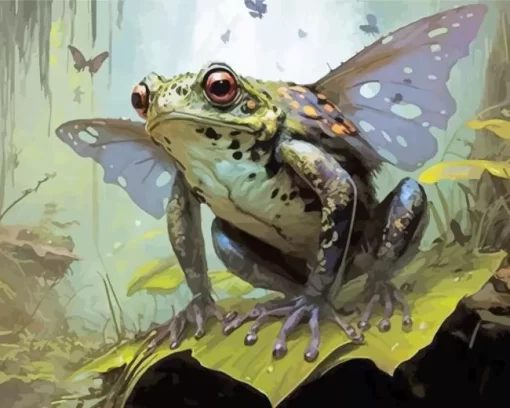 Frog With Wings Diamond Painting