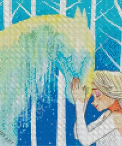 Frozen Elsa And Nokk Diamond Painting