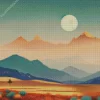 Full Moon Desert Diamond Painting