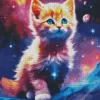 Galaxy Cat Animal Diamond Painting