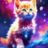 Galaxy Cat Animal Diamond Painting