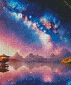 Galaxy Landscape Diamond Painting