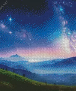 Galaxy Landscape Art Diamond Painting