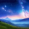 Galaxy Landscape Art Diamond Painting