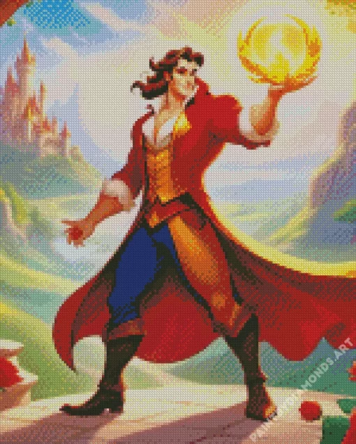 Gaston Beauty And The Beast Diamond Painting