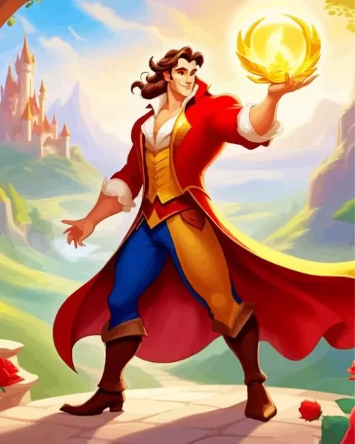 Gaston Beauty And The Beast Diamond Painting