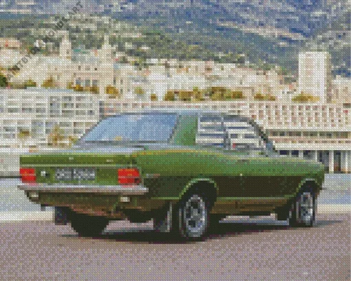 Green Vauxhall Viva Diamond Painting