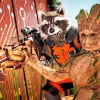 Groot And Rocket Racoon Characters Diamond Painting