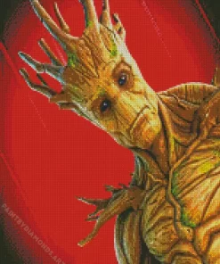 Groot In Fortnite Diamond Painting