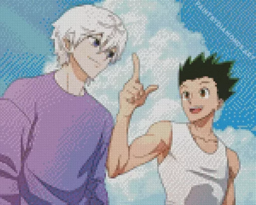 Grown Up Gon And Killua Diamond Painting