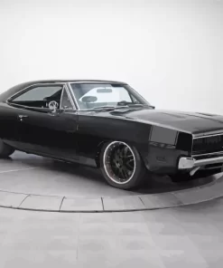 Matte Black 69 Charger Diamond Painting