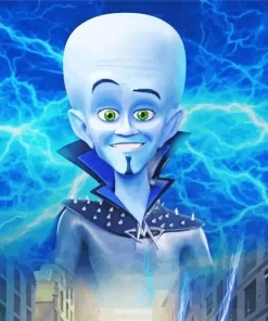 Megamind Face Diamond Painting