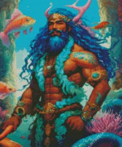 Merman Art Diamond Painting