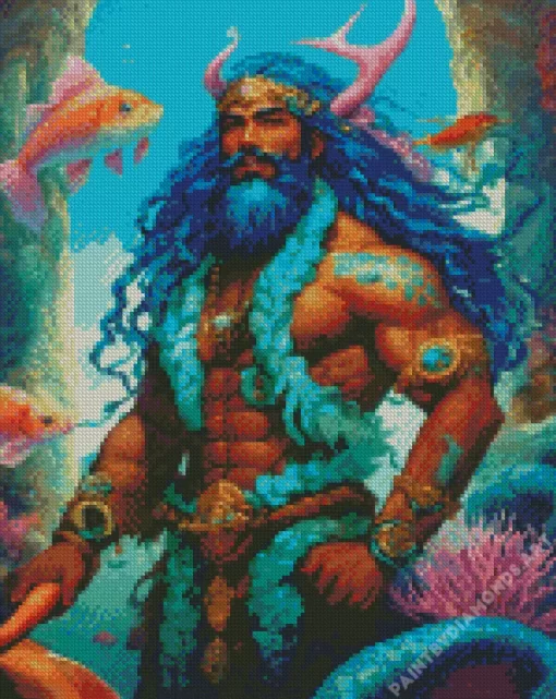 Merman Art Diamond Painting