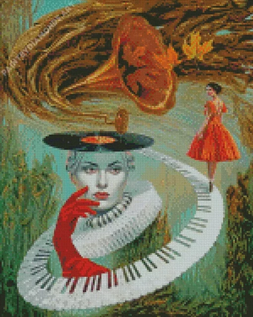 Michael Cheval Sounding Silence Diamond Painting