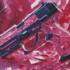 Pink Gun Diamond Painting