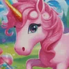 Pink Unicorn Diamond Painting