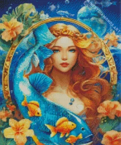 Pisces Girl Diamond Painting