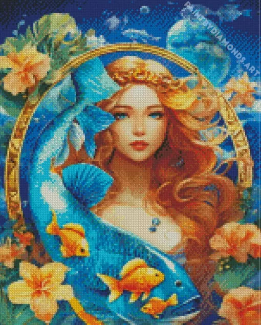 Pisces Girl Diamond Painting