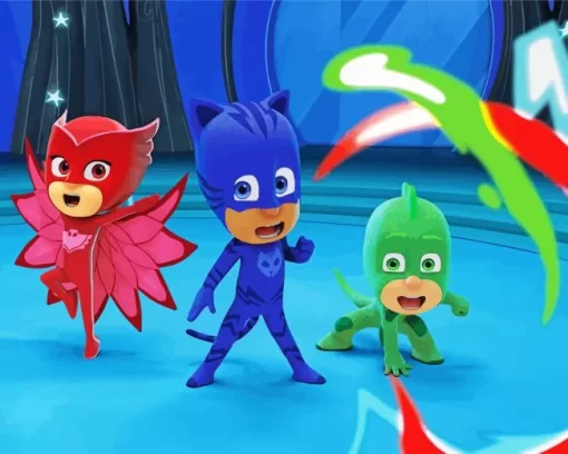 Pj Masks Animation Diamond Painting