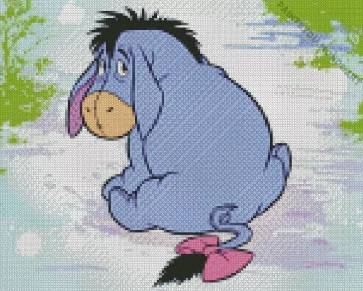 Sad Eeyore Diamond Painting