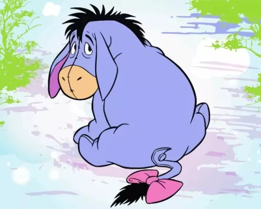 Sad Eeyore Diamond Painting