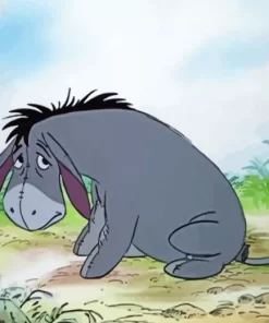 Sad Eeyore Art Diamond Painting