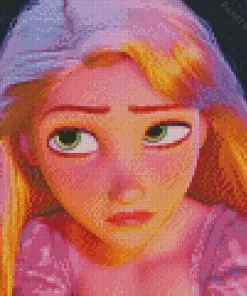 Sad Rapunzel Princess Diamond Painting