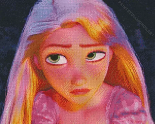 Sad Rapunzel Princess Diamond Painting