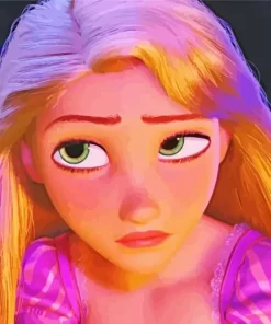 Sad Rapunzel Princess Diamond Painting