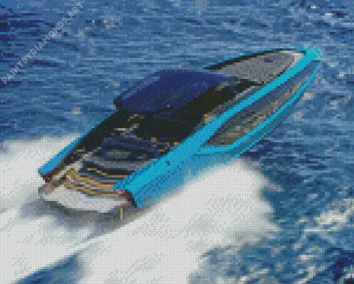 Speed Boat Diamond Painting