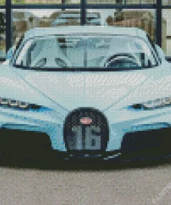 Super Blue Car Diamond Painting