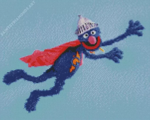 Super Grover Flying Diamond Painting