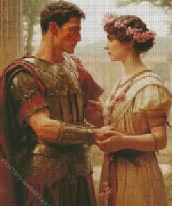 Vintage Greek Romance Diamond Painting