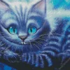 Alice In Wonderland Blue Cheshire Cat Diamond Painting