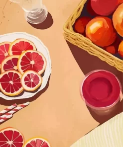 Blood Orange Art Diamond Painting