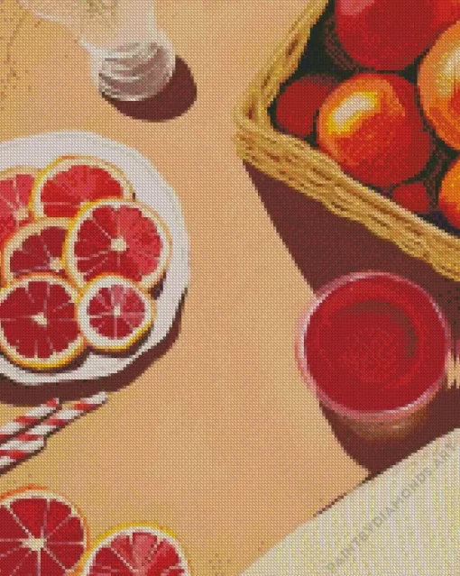 Blood Orange Art Diamond Painting