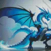 Blue Dragon Diamond Painting