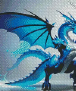 Blue Dragon Diamond Painting